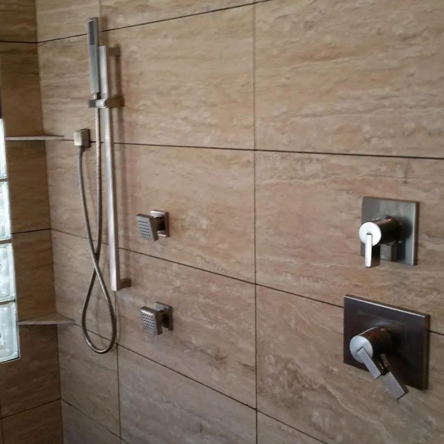 Shower fixture installation for Water Heater Replacement in Pittsford